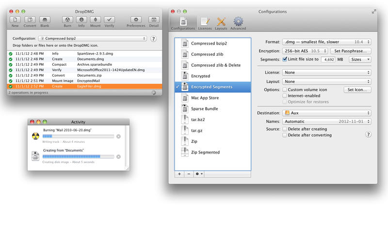 DropDMG For Mac v3.4.6 制作DMG打包压缩工具