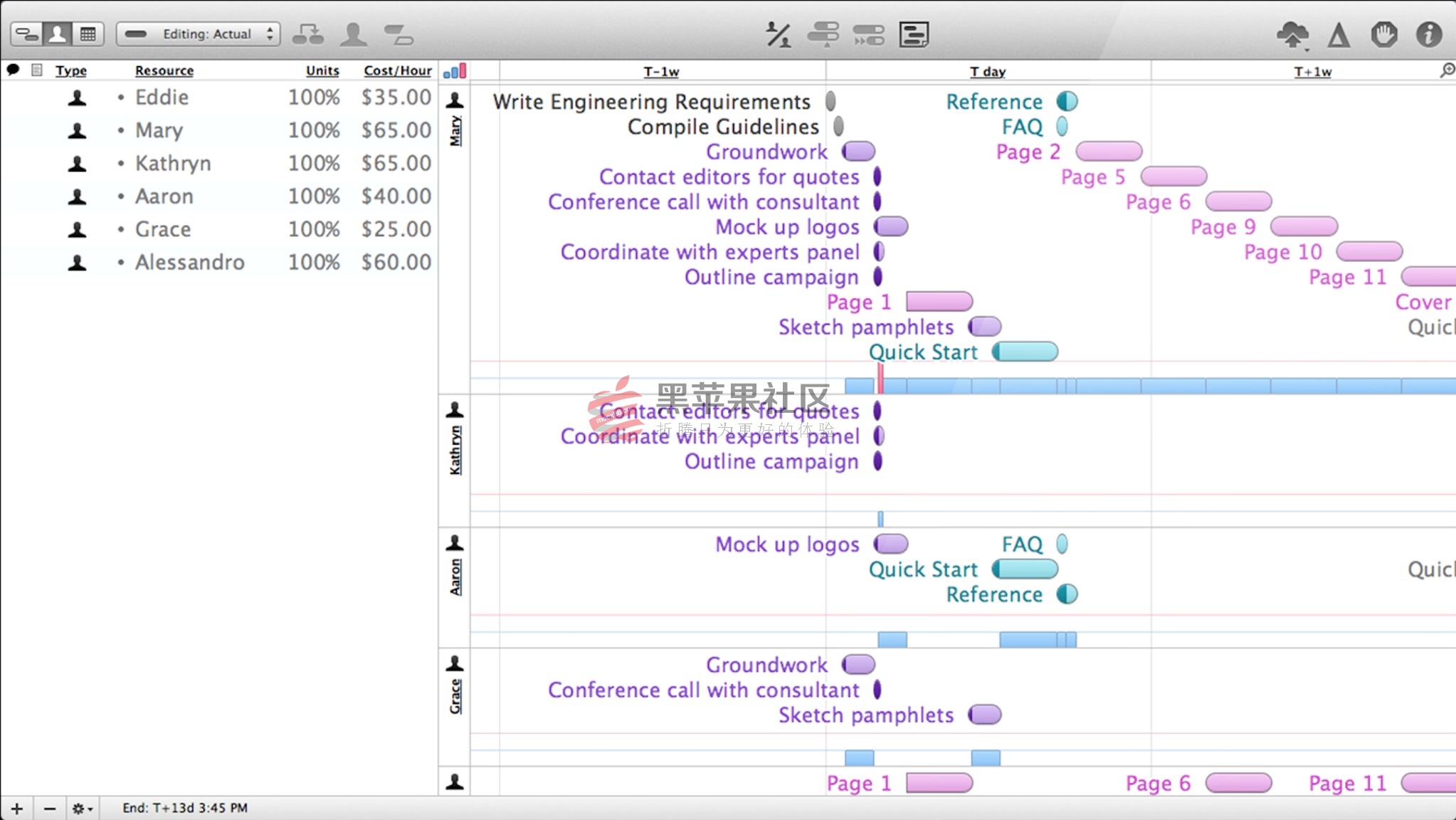 OmniPlan 3 Pro for Mac v3.8.1|Mac下最好用的项目流程管理工具-图片2