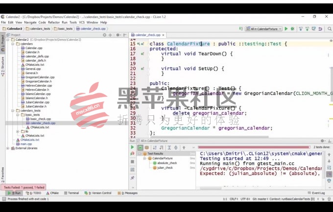 CLion 2016.3 For Mac | C/C++开发工具