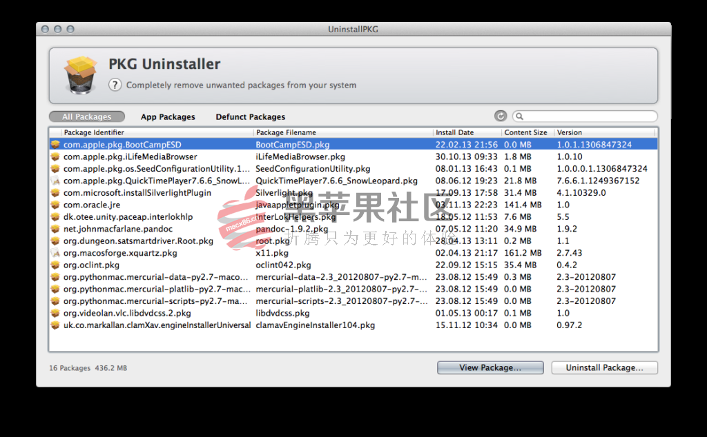 UninstallPKG For Mac v1.0.23| pkg文件彻底卸载工具