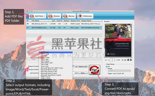 Aiseesoft PDF Converter v3.3.19 PDF转换工具 支持多格式