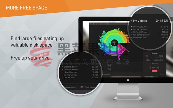 Disk Map Analyzer For Mac v2.1 磁盘文件分析清理工具