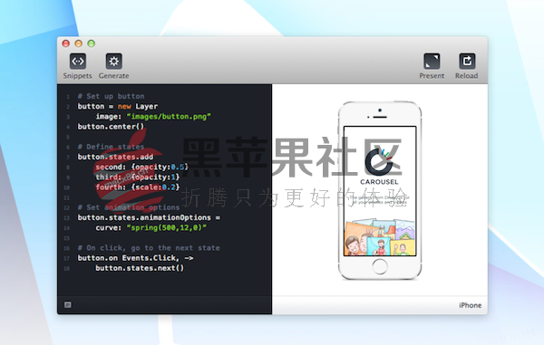 Framer Studio For Mac v79 移动交互原型设计工具