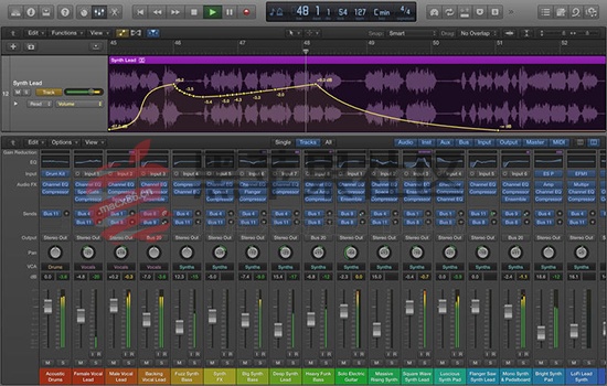 Logic Pro X For Mac v10.3.2 专业的音乐创作、编辑以及混音-图片2