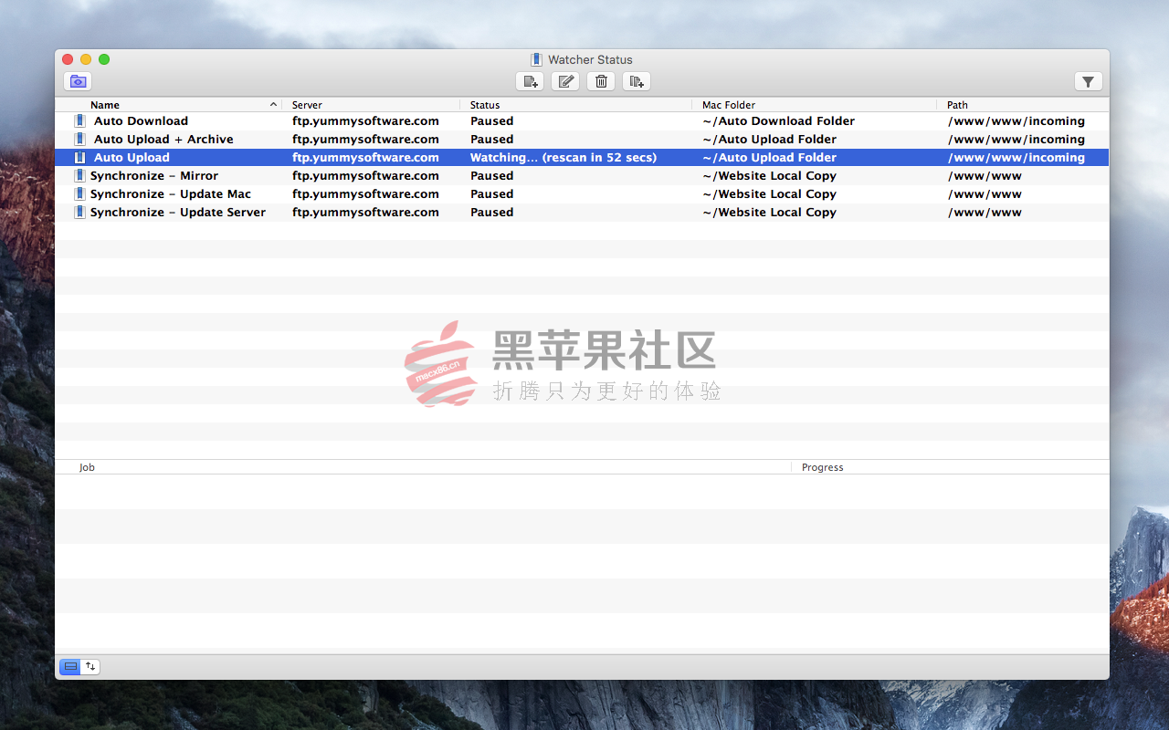Yummy FTP Watcher v2.2.13 FTP自动上传下载同步工具