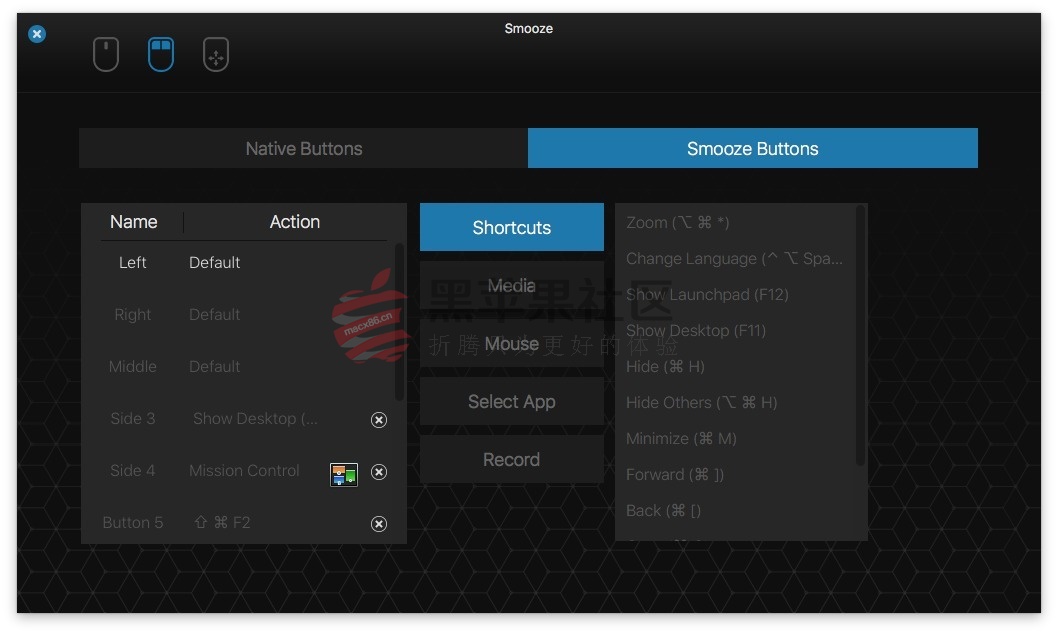 Smooze For Mac v1.1.80 更改鼠标滚动方式