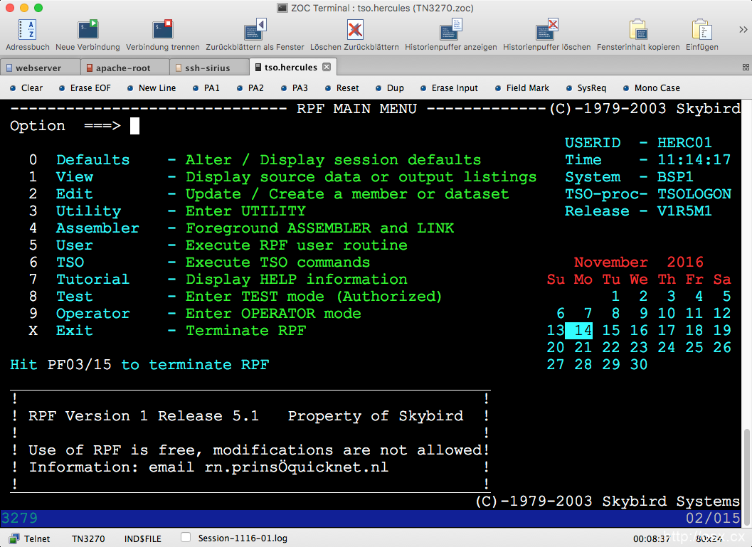 ZOC Terminal for Mac ZOC Terminal for Mac v7.25.7 强大的远程终端连接工具