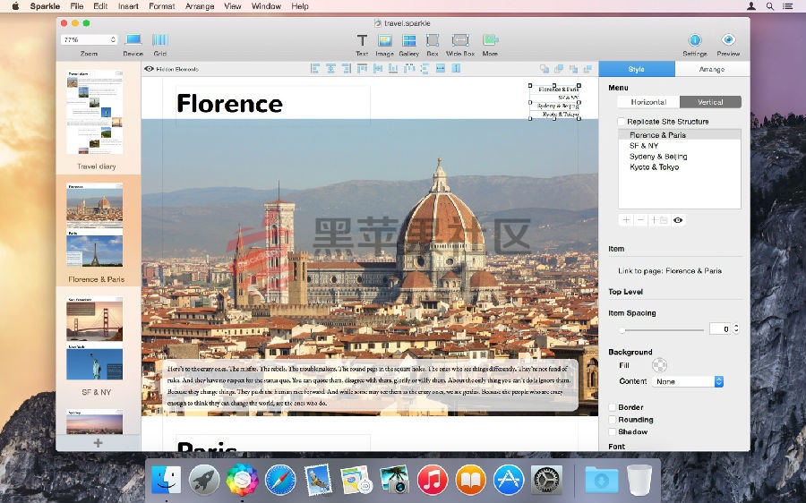 Sparkle For Mac v2.2 强大的可视化网页编辑设计工具
