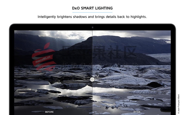 DxO OpticsPro for Photos v1.4.2 图片后期制作软件 一键去霾