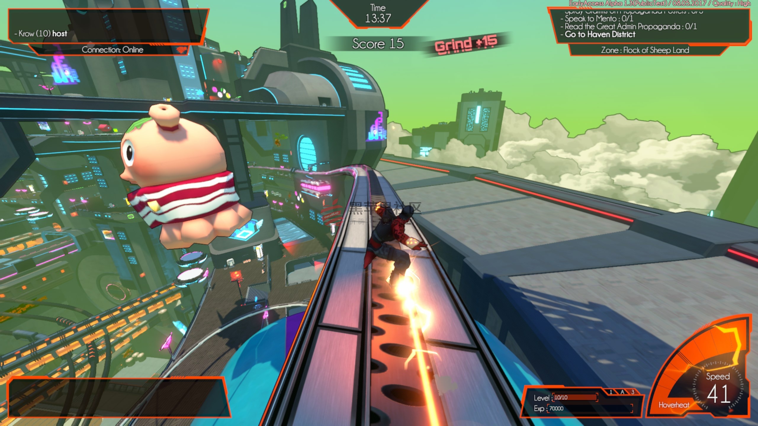 Hover-Revolt Of Gamers For Mac 炫空-玩家起义 3D跑酷游戏-图片2