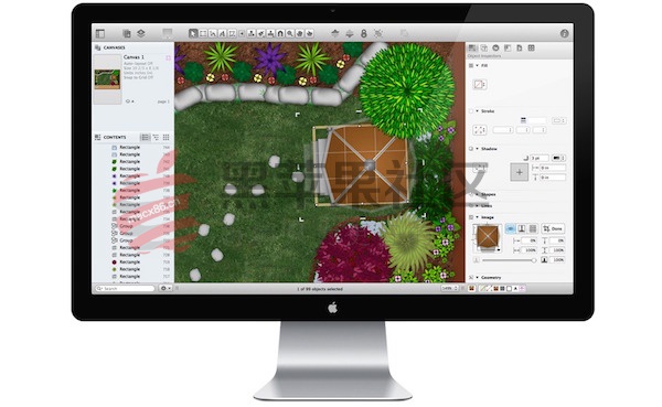OmniGraffle Pro For Mac V7.4 图标、流程、结构图绘制工具