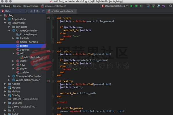 RubyMine For Mac v2017.1.5 强大的的Ruby和Rails的IDE开发工具