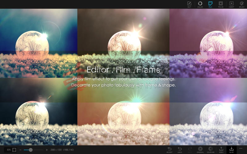 PhotoScape X For Mac v2.6 照片美化后期制作工具