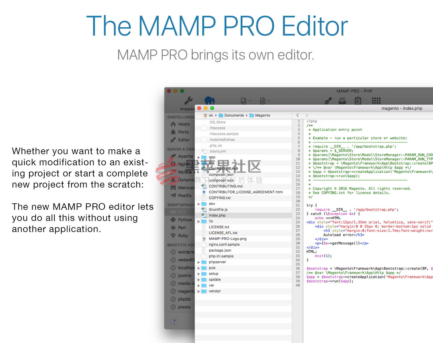 MAMP Pro for Mac V5.5.0 强大的本地服务器软件-图片1