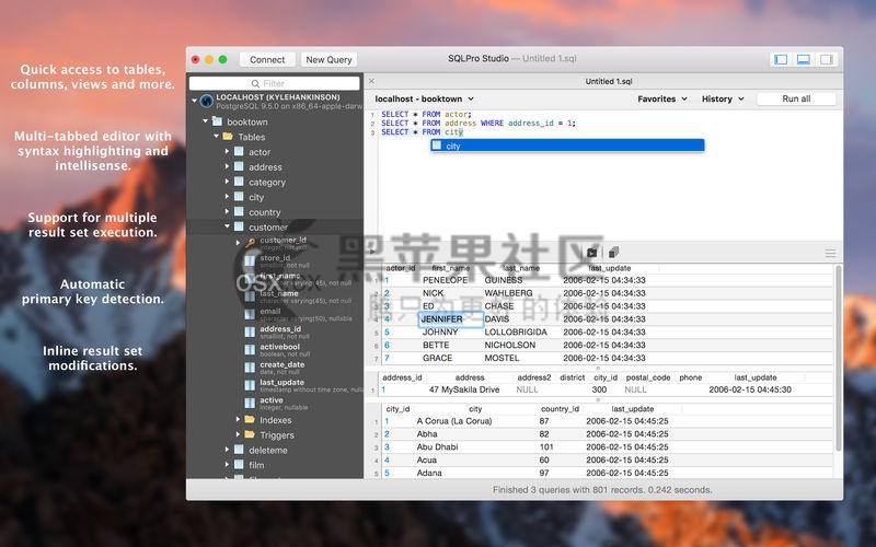SQLPro Studio For Mac v2020.85 强大的数据库管理工具