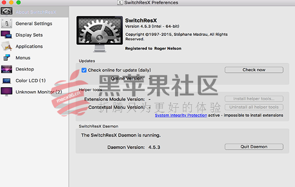 SwitchResX For Mac v4.14.1 快速修改屏幕分辨率的工具-图片1