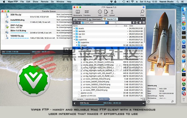 Viper FTP For Mac v4.0 功能强大的FTP客户端软件-图片2