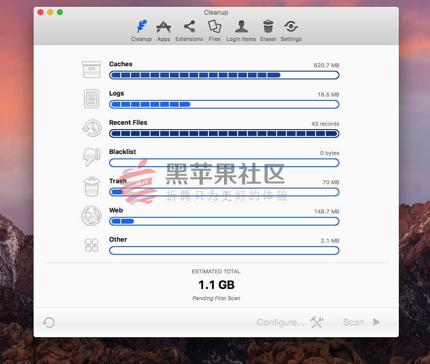 MacCleanse for Mac v6.0.3 Mac系统垃圾清理工具