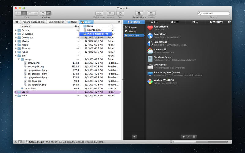 Transmit for Mac v5.0.3 优秀的FTP/SFTP客户端