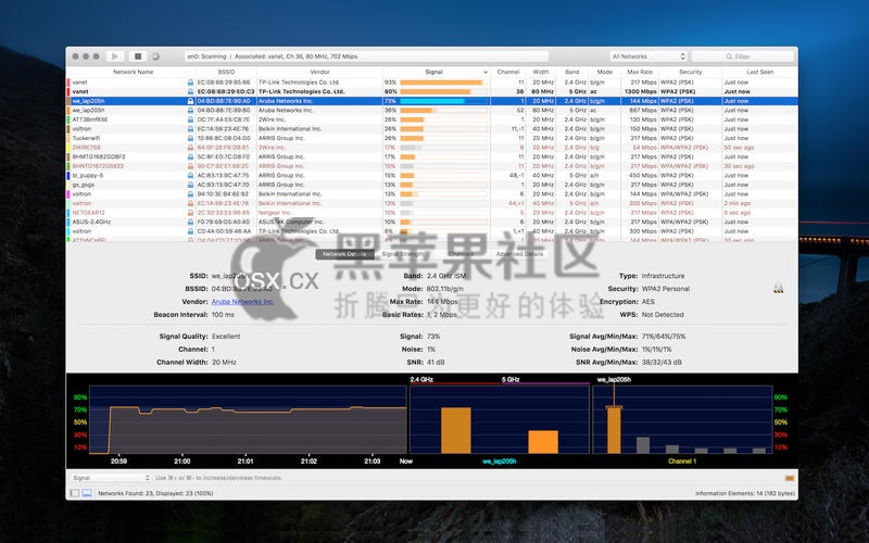 WiFi Explorer Pro For Mac v2.2.0 专业的WIFI管理工具-图片1