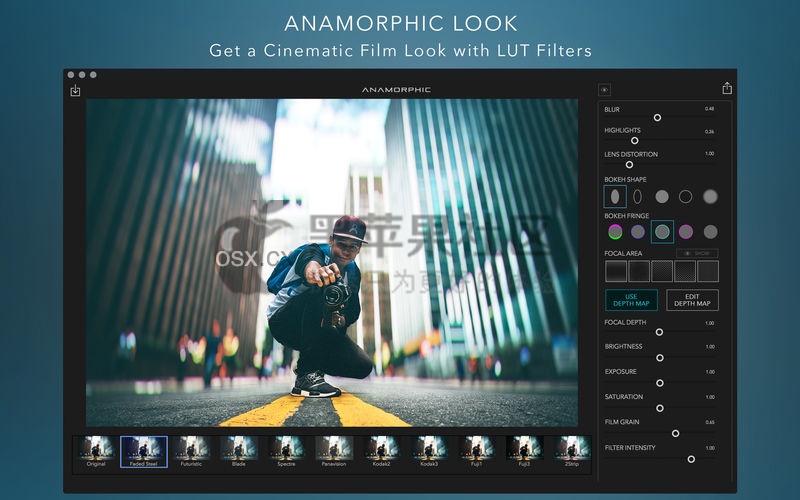 Anamorphic Pro For Mac Anamorphic Pro For Mac v1.3 轻松编辑人像照片