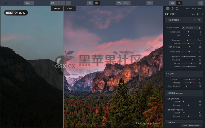 Aurora HDR 2018 For Mac v1.1.2 好用的HDR修图摄影软件