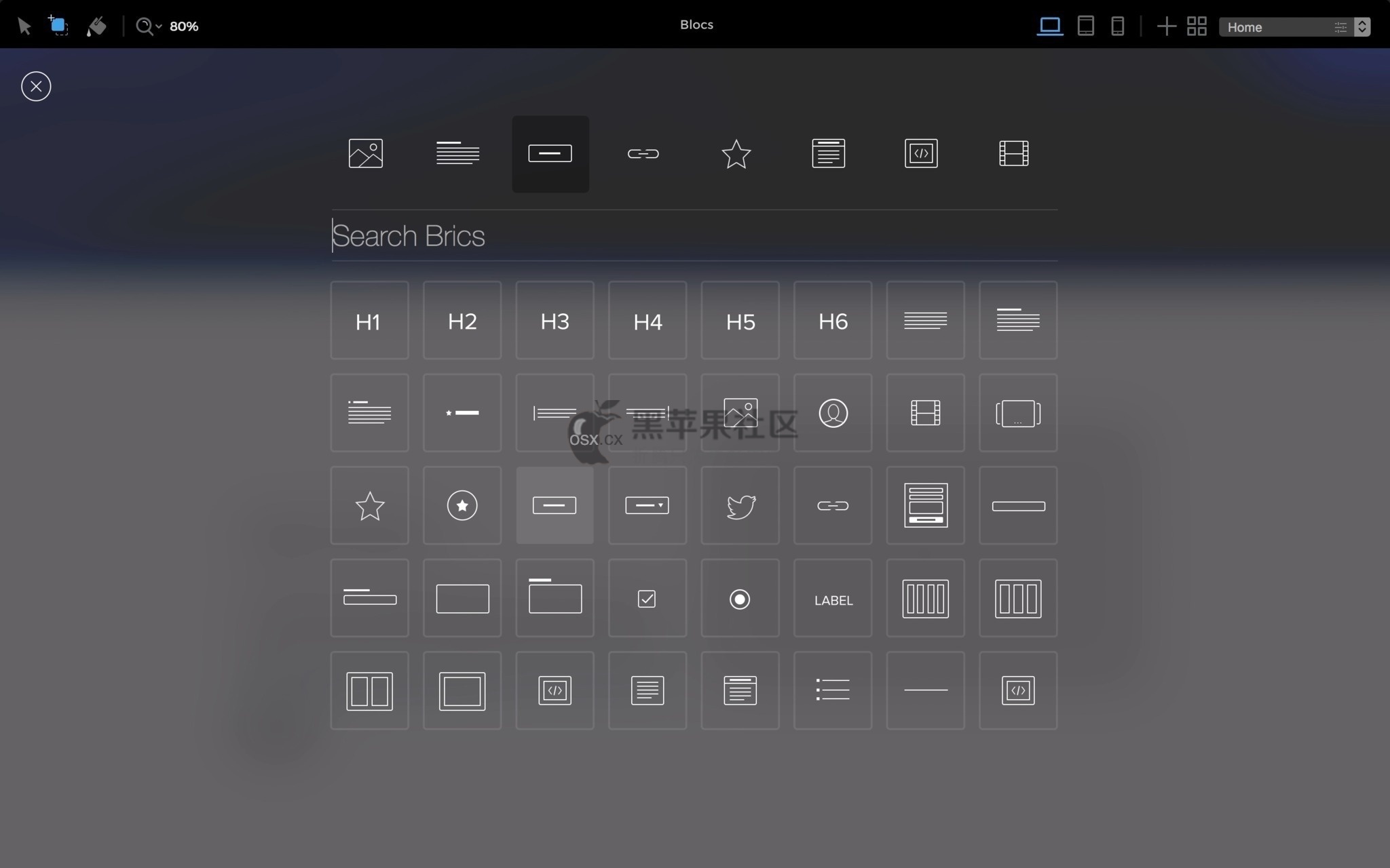 Blocs For Mac v3.5.5 激活版 懒人网页设计工具-图片1