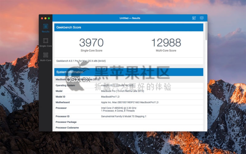 Geekbench For Mac Geekbench For Mac v5.2.0 Mac硬件性能跑分工具-图片1
