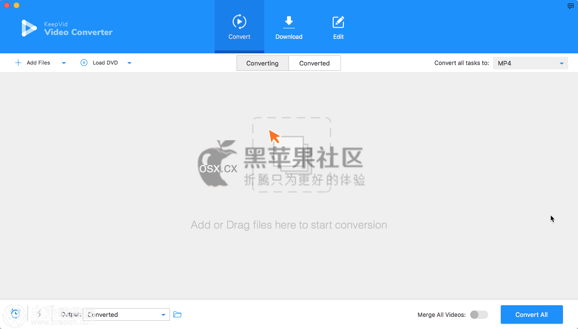 KeepVid Video Converter For Mac v2.0.0.1 专业的视频转换工具