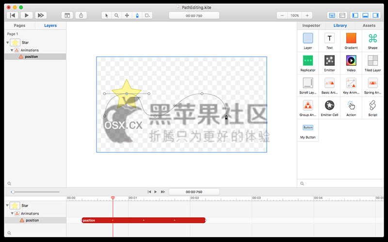 Kite Compositor For Mac v1.9.7 可交互原型动效设计软件