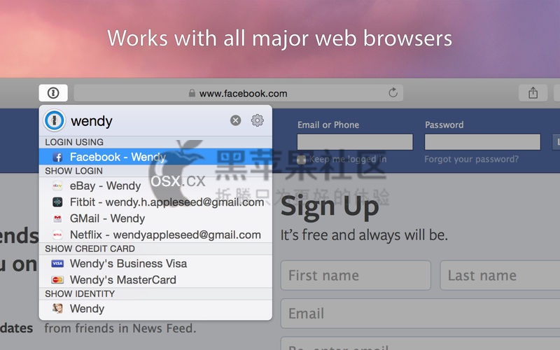 1Password For Mac v7.3.1 激活版 独特的密码管理工具