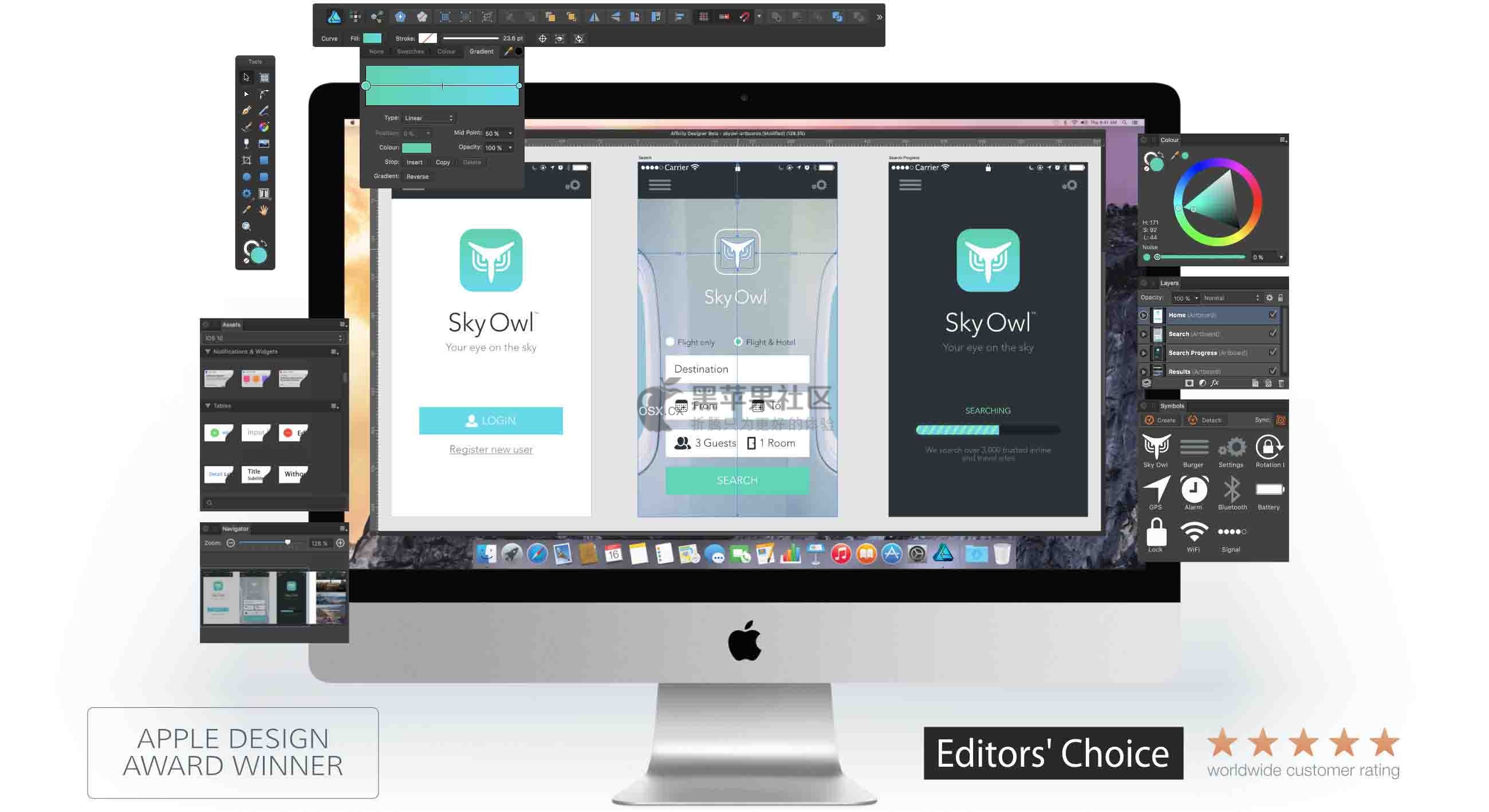 Affinity Designer For Mac Affinity Designer For Mac v1.6.1 强大的矢量图形设计工具