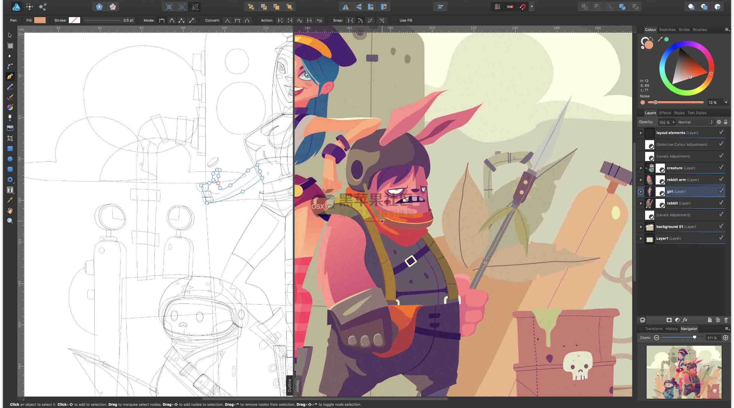 Affinity Designer For Mac Affinity Designer For Mac v1.6.1 强大的矢量图形设计工具