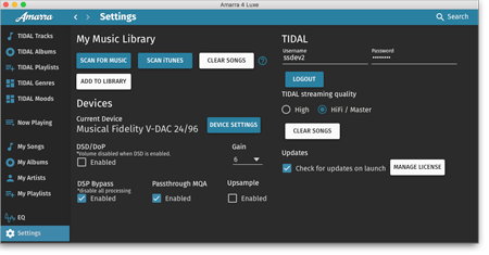 Amarra Luxe For Mac Amarra Luxe For Mac v4.2 专业的音乐增强播放器