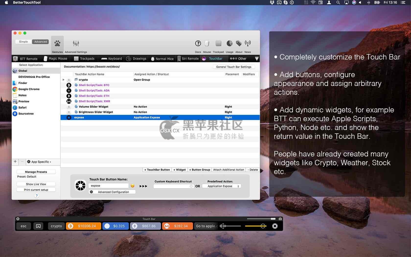 BetterTouchTool For Mac BetterTouchTool For Mac v3.209 Mac平台鼠标 触摸板增强工具-图片1