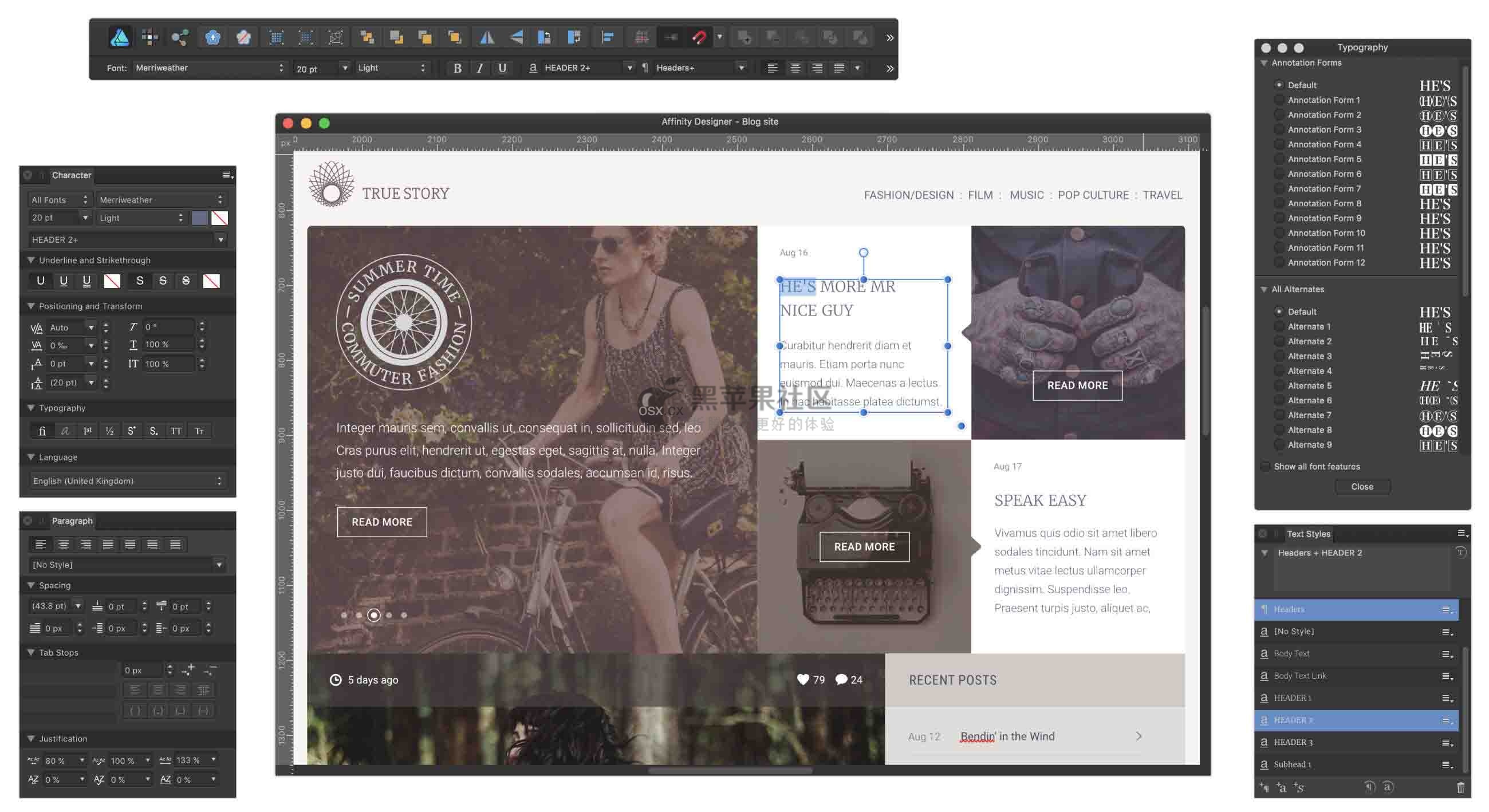 Affinity Designer For Mac Affinity Designer For Mac v1.6.1 强大的矢量图形设计工具