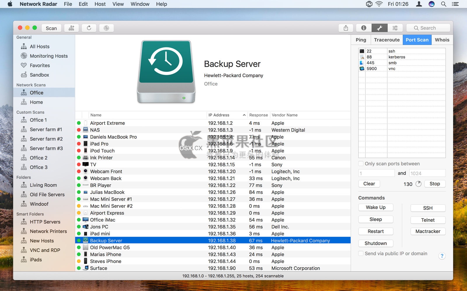 Network Radar For Mac v2.6.6 用它来管理你的Mac网络-图片1