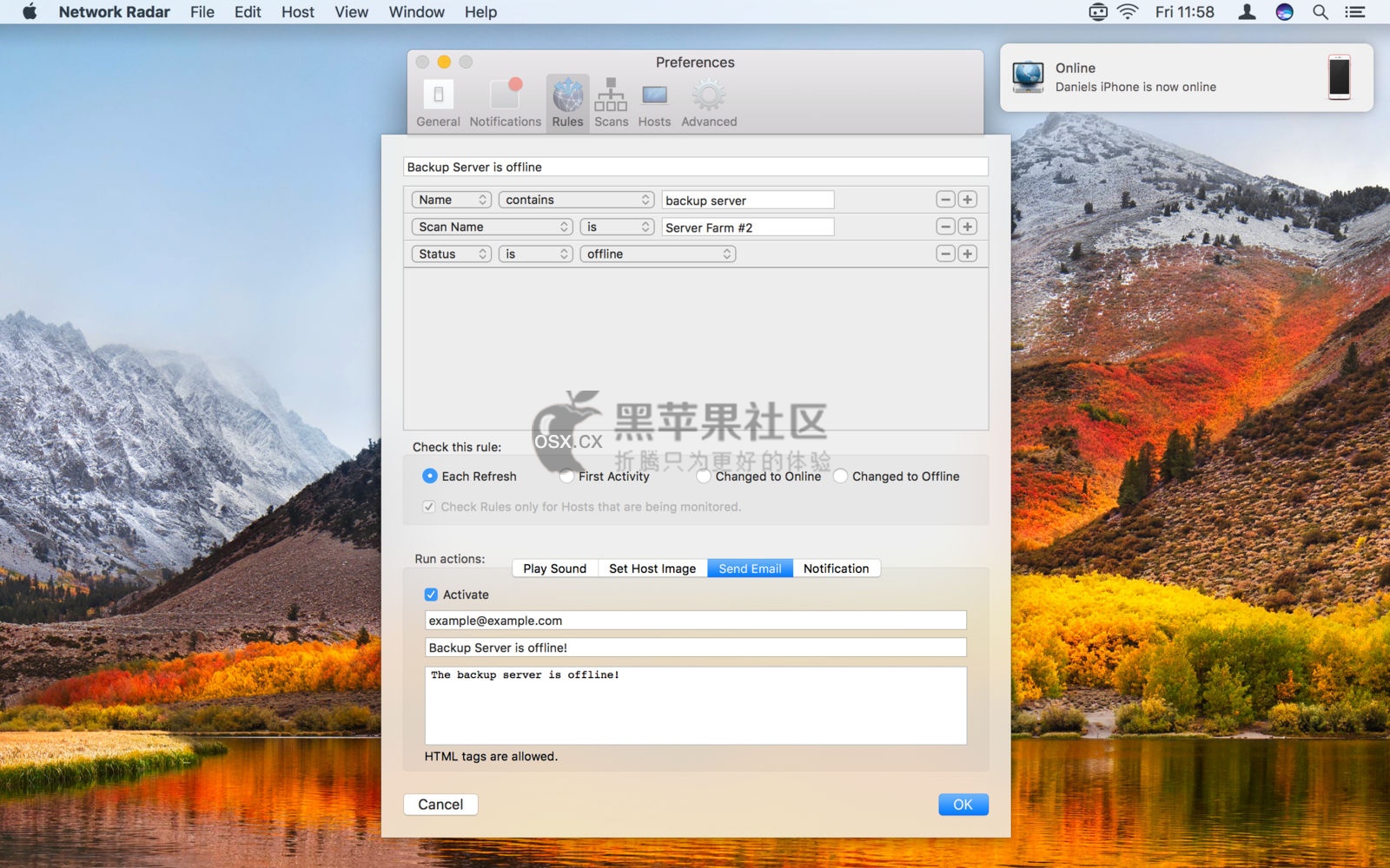 Network Radar For Mac v2.6.6 用它来管理你的Mac网络-图片1