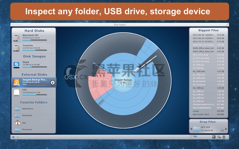 Disk Expert For Mac v2.7 专业的磁盘分析管理工具