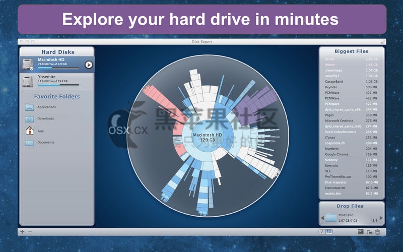 Disk Expert For Mac v2.7 专业的磁盘分析管理工具