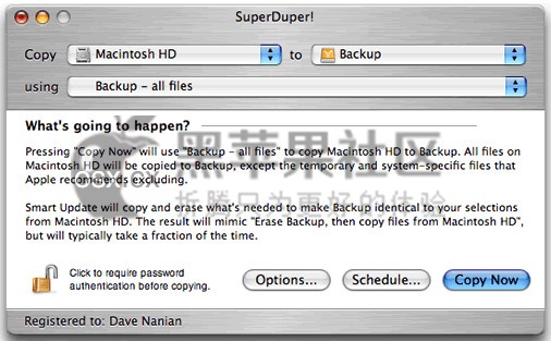 SuperDuper For Mac v3.2.5 专业的硬盘数据迁移克隆工具
