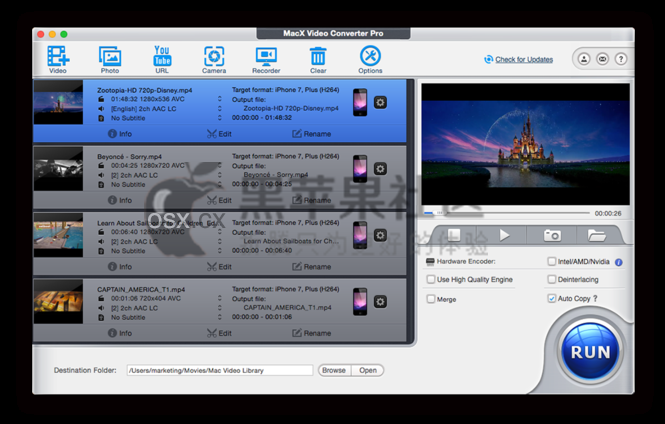 MacX Video Converter Pro v6.4.5 专业的视频转换工具-图片1