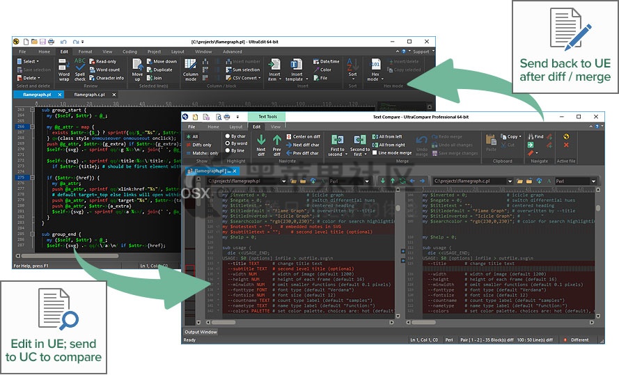 UltraCompareX For Mac v17.0.0.5 代码文件夹比较工具 激活版