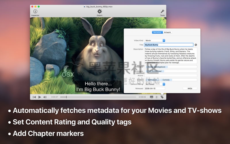 iSubtitle For Mac v3.1 专业的视频字幕制作软件