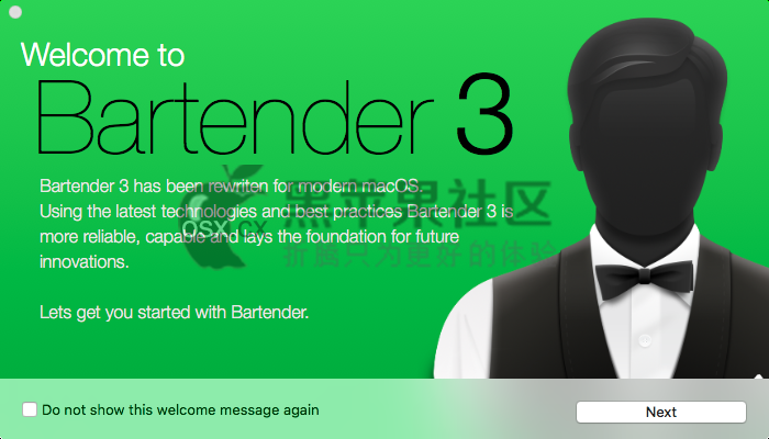 Bartender For Mac v3.1.12 实用的菜单栏管理工具-图片1