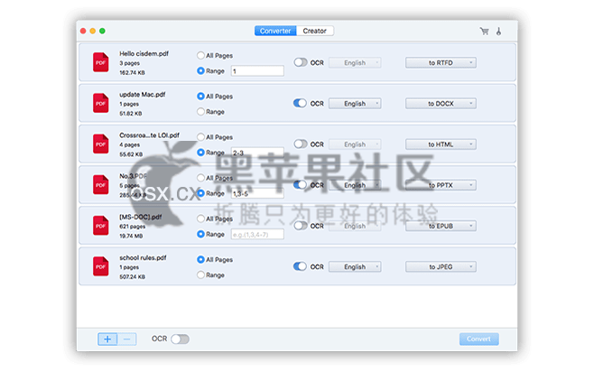 Cisdem PDF Converter OCR v6.4.0 专业的PDF文字识别转换工具