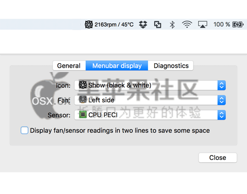 Macs Fan Control For Mac v1.4.10 Mac下CPU风扇控制软件