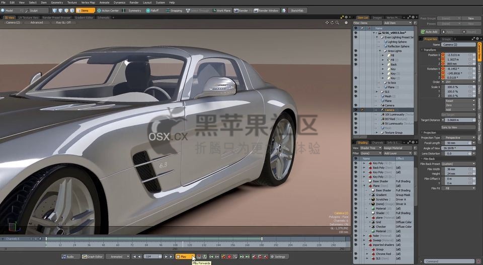 The Foundry MODO For Mac 12.1v2 专业的3D建模工具