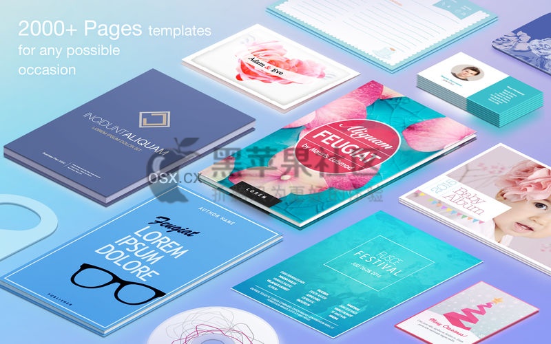 Publisher Lab Templates For Mac v4.3.6 出版商实验室页面