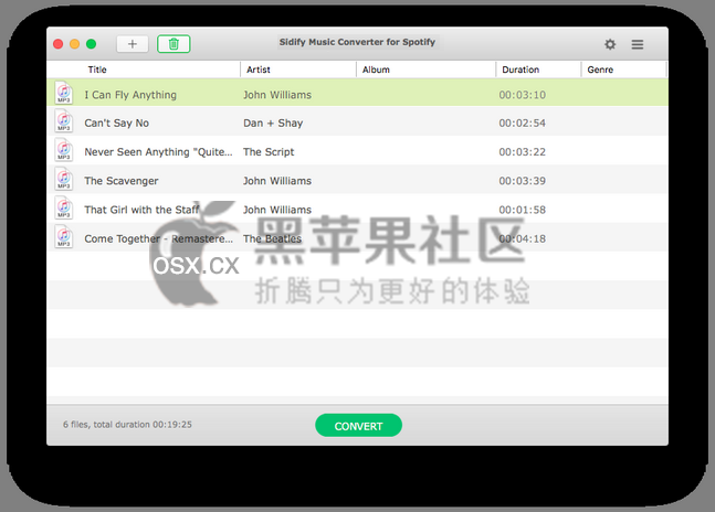 Sidify Music Converter For Mac v1.2.9 专业的音乐转换工具